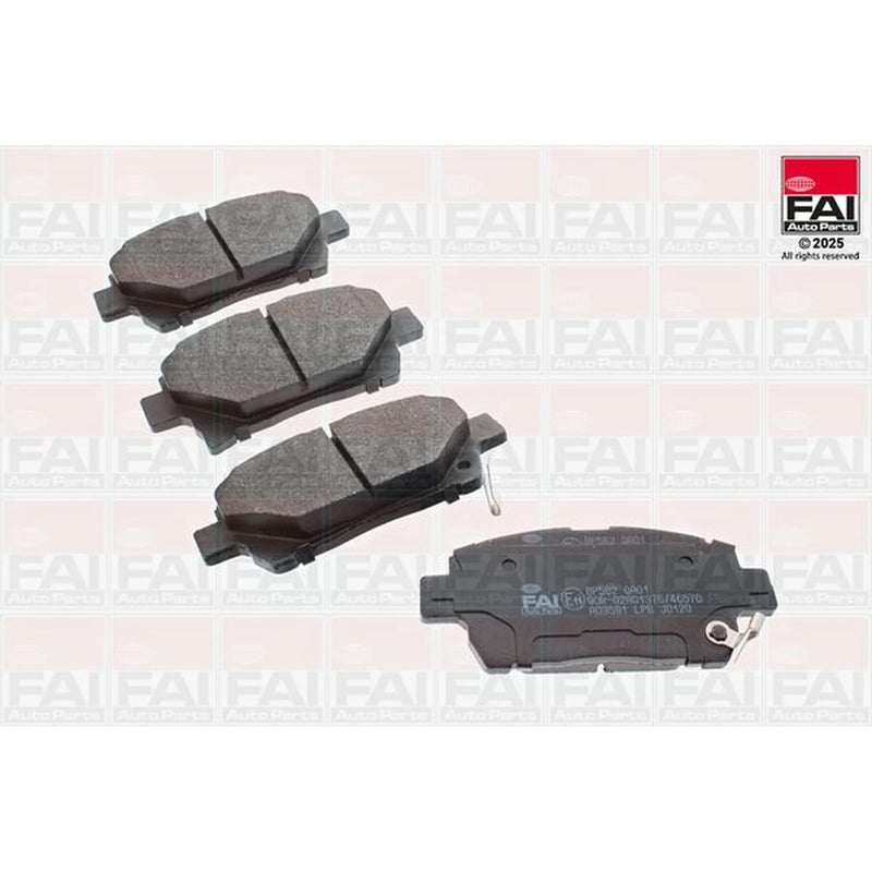 FAI Front Brake Pad Set fits Aston Martin Cygnet 2011-2013 1.3