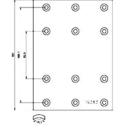 Textar Textar Cv Brake Lining Set 1934901 1934901