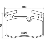 Mintex Front Brake Pad Set fits Mini Mini 2006-2015