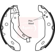Apec Brake Shoe Set Axle Kit fits Mercedes-Benz A-Class 1997-2004