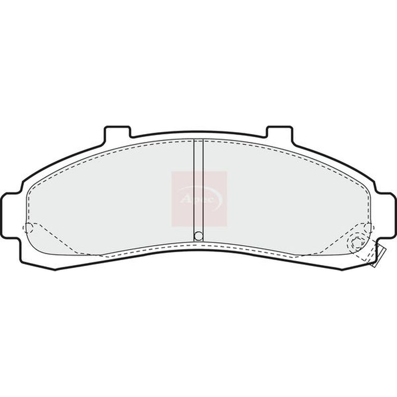 Apec Front & Rear Pads fits Ford Usa Explorer 1996-2001 4.0