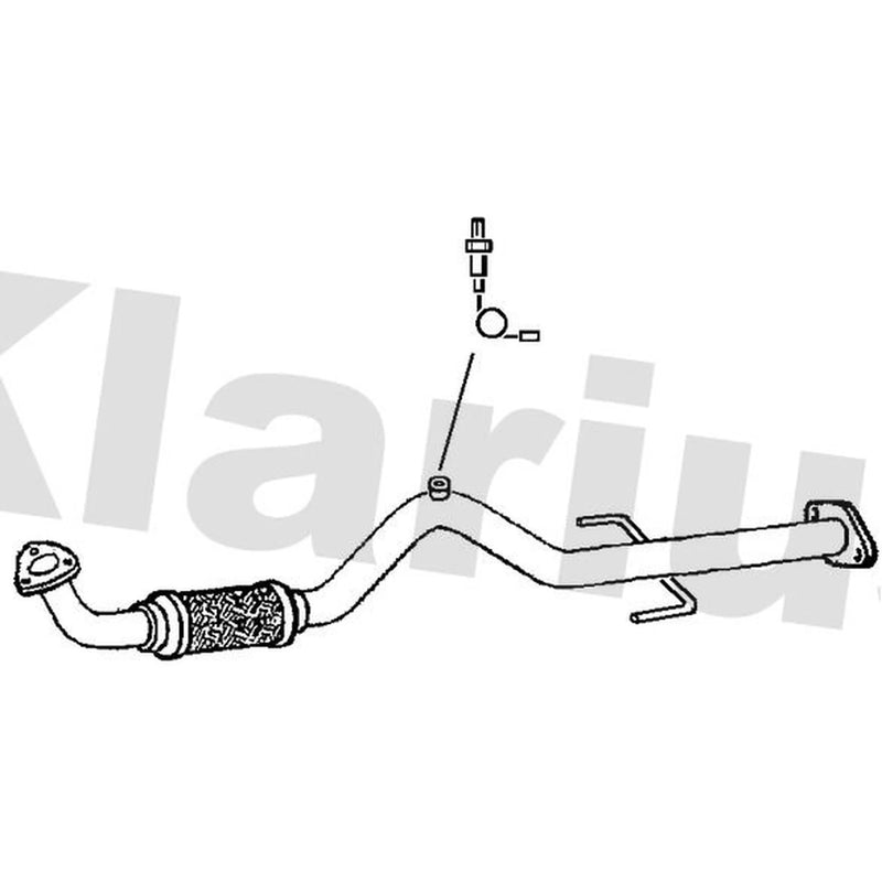 Klarius Exhaust Pipe OD fits Opel Insignia A 2008-2017 1.8
