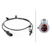 Hella ABS Wheel Speed Sensor Rear 6PU 230 040-521