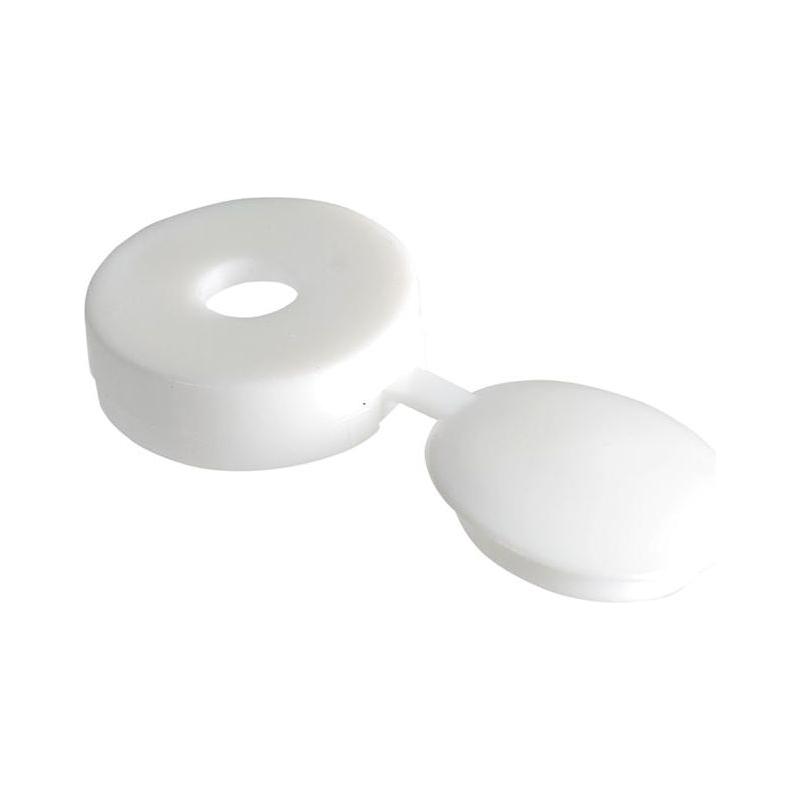 Forgefix Hinged Cover Cap White No. 10-12 Bag 100 ForgeFix - Town Tools