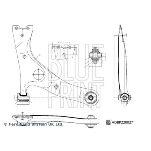 Blue Print Control/Trailing Arm Front Right ADBP860200