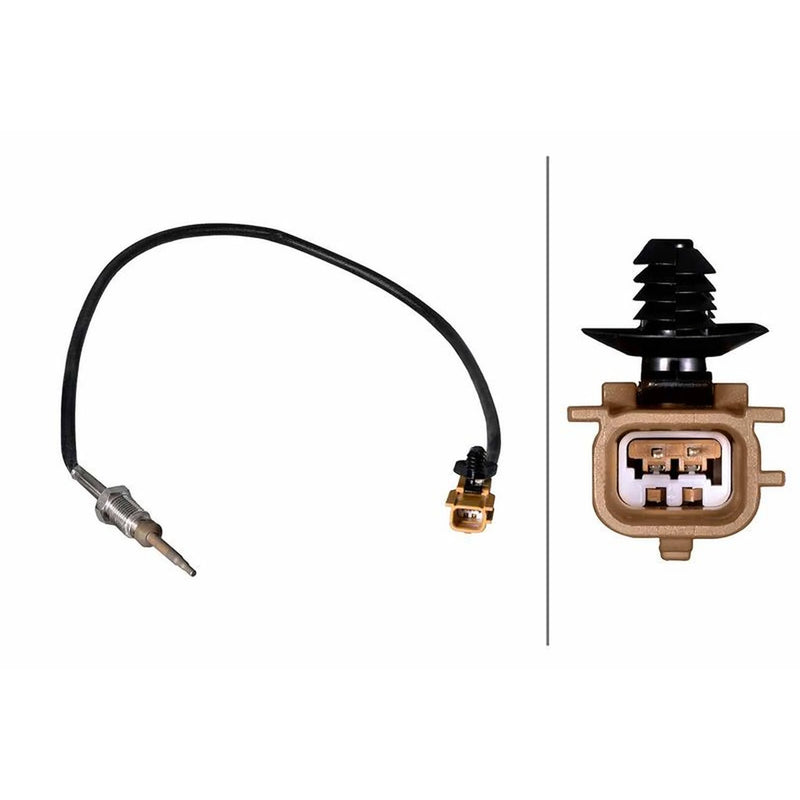 Hella Exhaust Gas Temperature Sensor before exhaust turbocharg fits Dacia Dokker