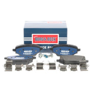 Borg & Beck 4 x Rear Brake Pad Set BBP3002