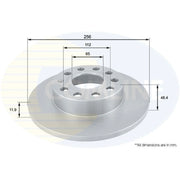 Comline Front & Rear Brake Discs & Pads fits Skoda Octavia II Combi 2004-2013