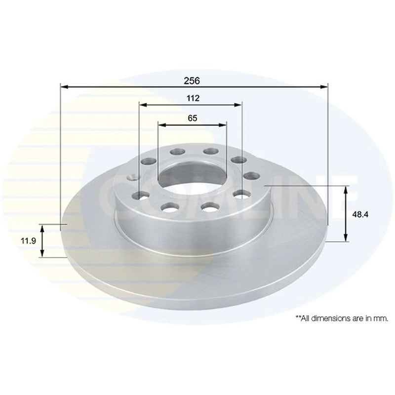 Comline Front & Rear Brake Discs & Pads fits VW Golf VI 2009-2013 2.0
