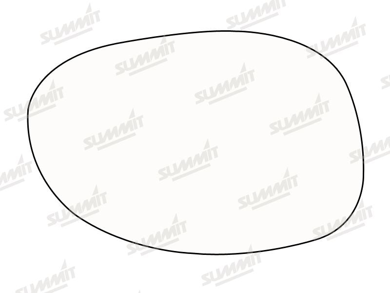 Summit Stick-On Standard Mirror Glass fits PT Cruiser RHS Summit - Bars 4 Cars