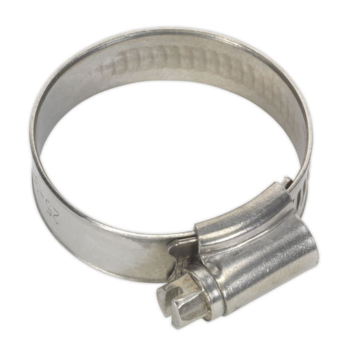 Sealey Hose Clip Stainless Steel25-38mm Pack of 10 SHCSS1A Sealey - Dynamic Drive