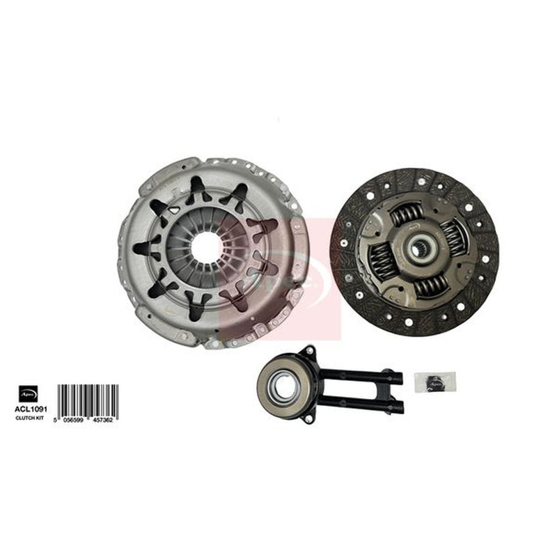 Apec Clutch Kit Set 3pc fits Ford B-Max 2012-2017 1.5 1.6