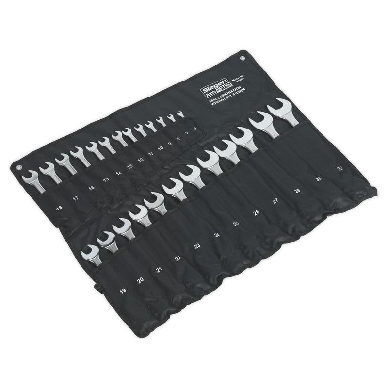 Seigen by Sealey Combination Spanner Set 25pc Jumbo Metric S0401 Seigen by Sealey  - Dynamic Drive