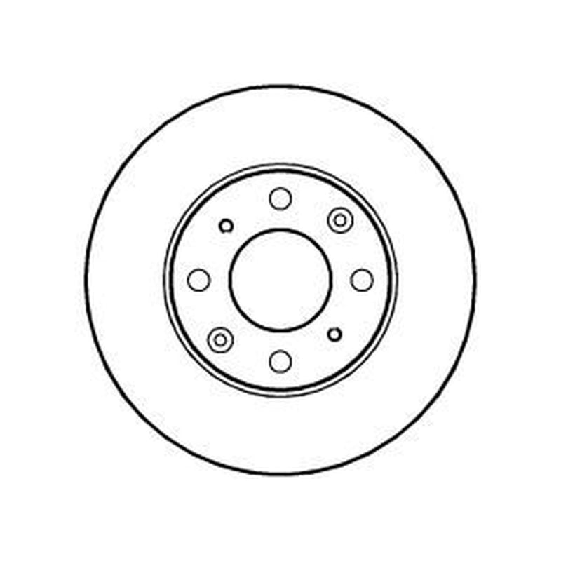 Abtex Front & Rear Brake Discs & Pads fits Honda Jazz II 2002-2008 1.2 1.3