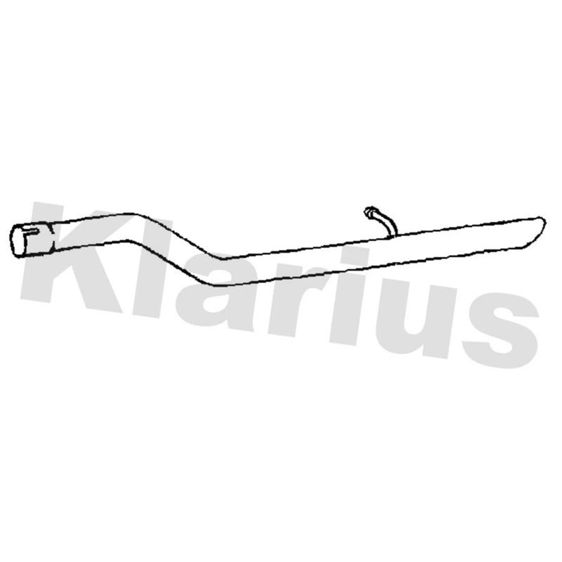 Klarius Tail Pipe Rear fits Skoda Octavia II 2009-2013 1.6
