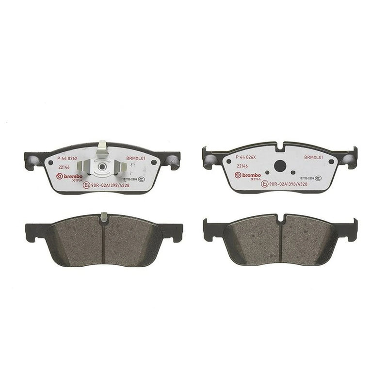 Brembo 4 x Front Brake Pad Set fits Jaguar E-Pace 2017-2018 2.0