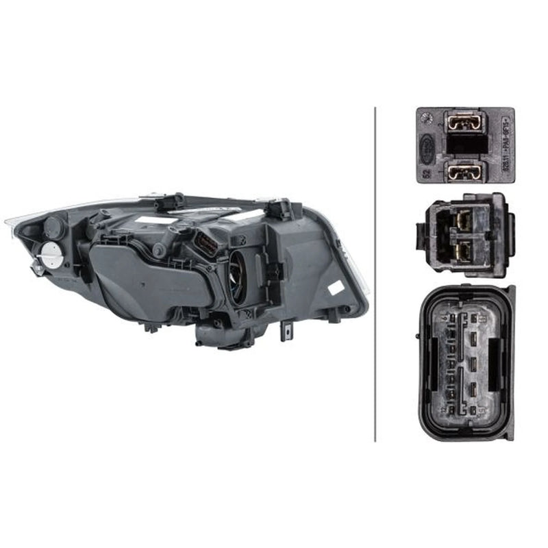 Hella Headlight Headlamp PY21W Left fits BMW 3 2004-2012