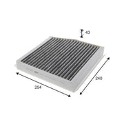 Valeo Cabin Air Filter (Pollen Filter) 715814