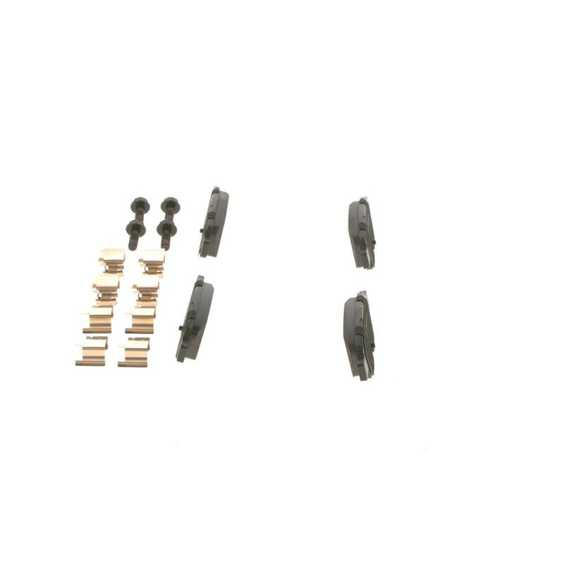 Bosch Front & Rear Pads fits Fiat Multipla 2000-2010 1.6 1.9