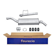 Hella End Silencer Rear fits Renault Clio 1998-2005 1.4