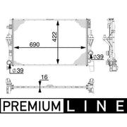 Mahle Engine Radiator CR 902 000P