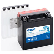 Exide Battery 12V 14Ah 215A ETX16-BS