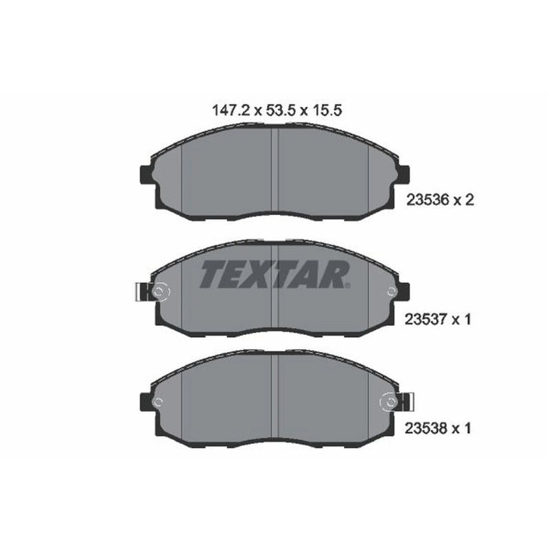 Textar Front Brake Pad Set 2353601