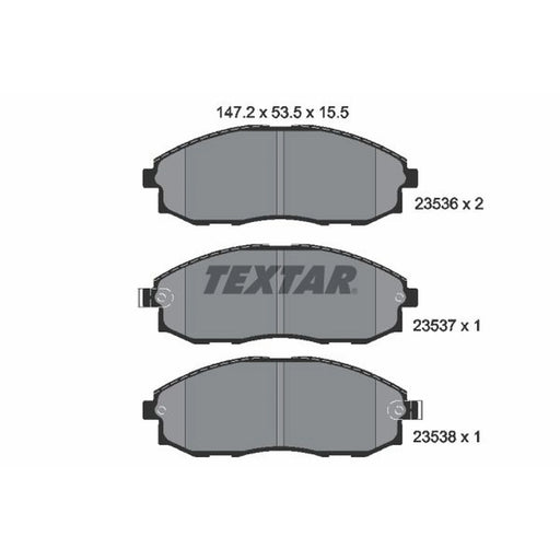 Textar Front Brake Pad Set 2353601