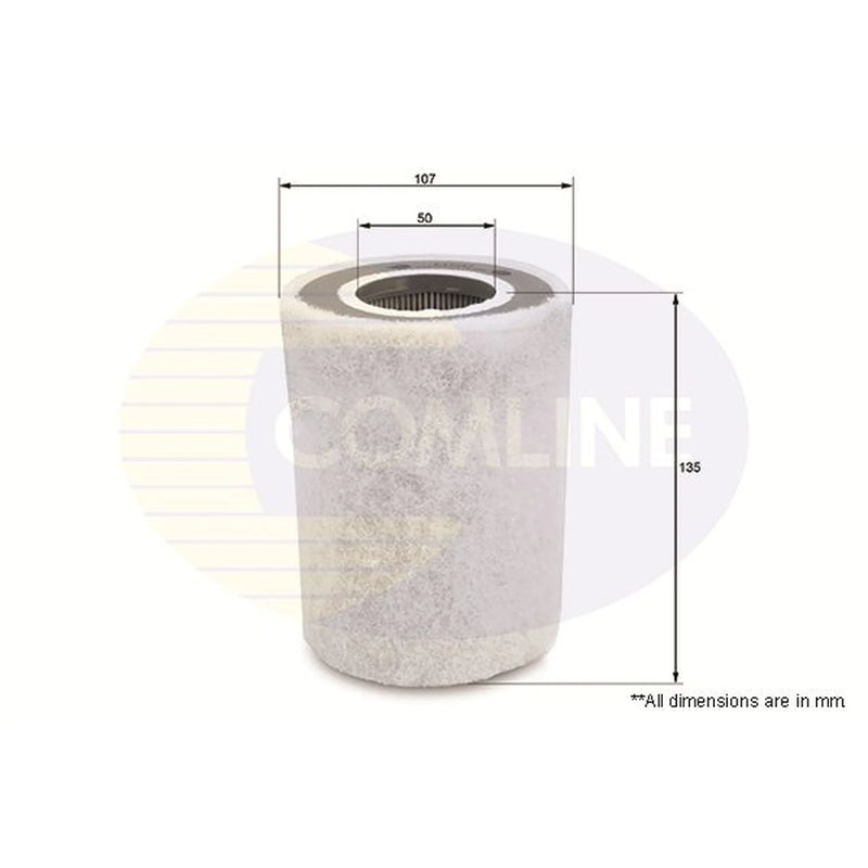 Comline Engine Air Filter fits Smart Cabrio 2002-2004 0.6 450.432