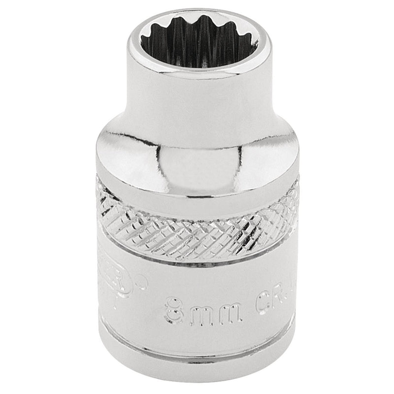Draper HI-TORQ 12 Point Socket, 3/8" Sq. Dr., 8mm 32768 Draper - Dynamic Drive