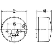 Hella Direction Indicator Light Front