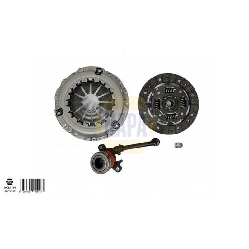 NAPA Clutch Kit Set 3pc fits Renault Clio III 2009-2014 1.6