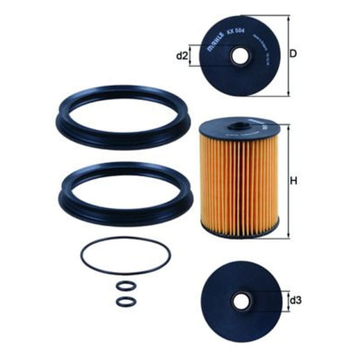 Mahle Fuel Filter Element in the fuel tank fits Mini Mini 2001-2008