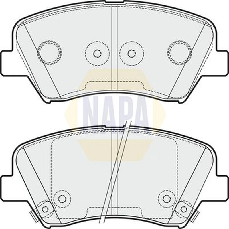 NAPA Front Brake Pad Set fits Hyundai Elantra V 2011-2015 1.6