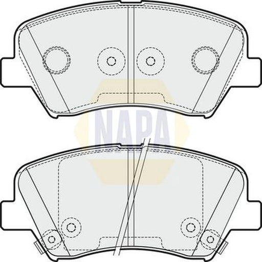 NAPA Front Brake Pad Set fits Hyundai Elantra V 2011-2015 1.6