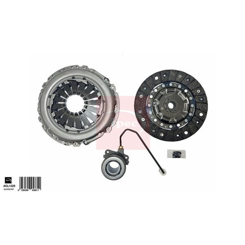 Apec Clutch Kit Set 3pc fits Abarth 500 / 595 / 695 2008 on 1.4