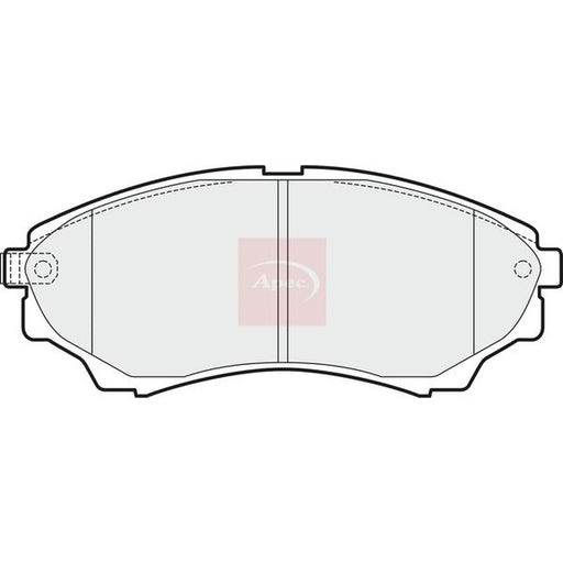 Apec Front Brake Pad Set PAD1470