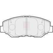 Apec Front & Rear Pads fits Honda Element 2002-2011 2.4