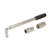 Sakura Telescopic Wheel Brace 1/2" 17, 19, 21 & 23mm 491372 Silverline - Dynamic Drive