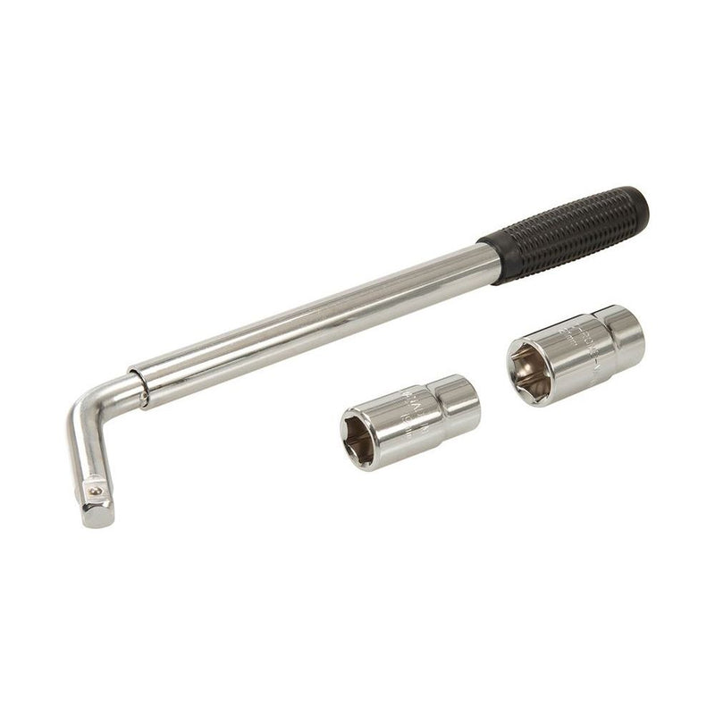 Sakura Telescopic Wheel Brace 1/2" 17, 19, 21 & 23mm 491372 Silverline - Dynamic Drive