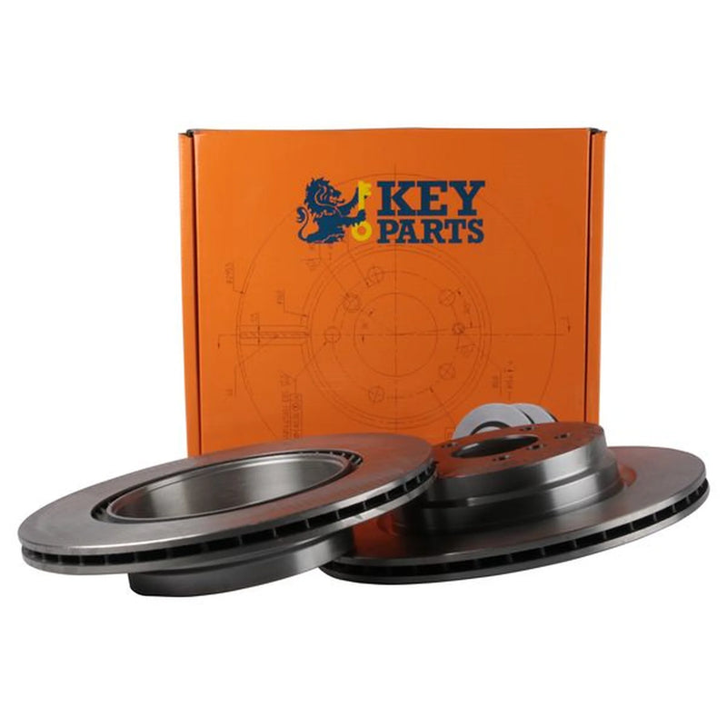 Key Parts Front Vented & Rear Vented Brake Discs & Pads fits BMW 3 2004-2012