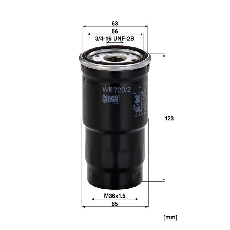 MANN-FILTER Full Service Kit with Air, Oil, Fuel & Cab fits Toyota Avensis Verso