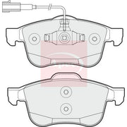 Apec Front Brake Pad Set fits Alfa Romeo Giulietta 2010-2020 1.4 2.0