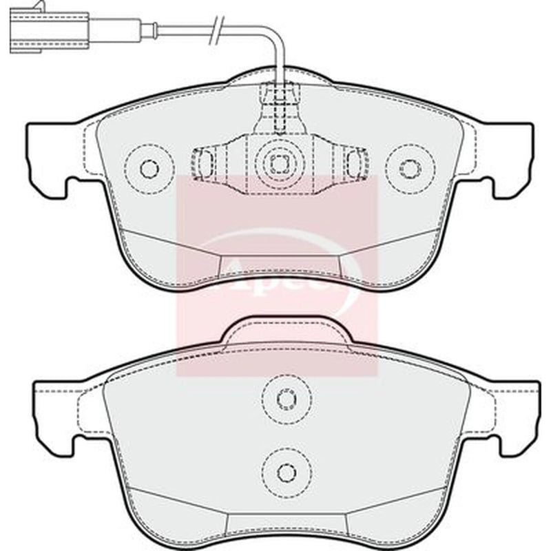 Apec Front Brake Pad Set PAD1794