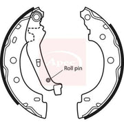 Apec Brake Shoe Set Axle Kit fits Nissan Kubistar 2003-2009 1.2 1.5 1.6