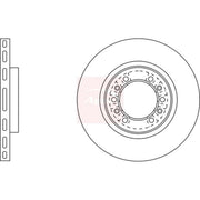 Apec Front & Rear Brake Discs & Pads fits Mitsubishi Space Gear 1994-2006 2.8