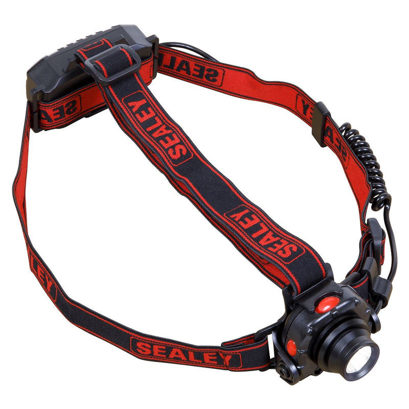 Sealey Head & Hat Torch with Auto-Sensor 3W SMD LED HT106LED Sealey - Dynamic Drive