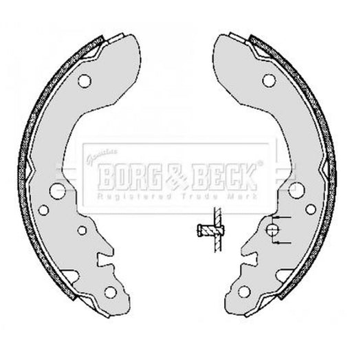 Borg & Beck Brake Shoe Set Axle Kit BBS6304