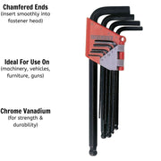 Teng Tools Ball Point Hex Key Set A 9 Pieces Teng Tools - Dynamic Drive