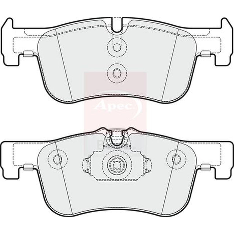 Apec Front & Rear Brake Discs & Pads fits BMW 1 Sports Hatch 2015-2019